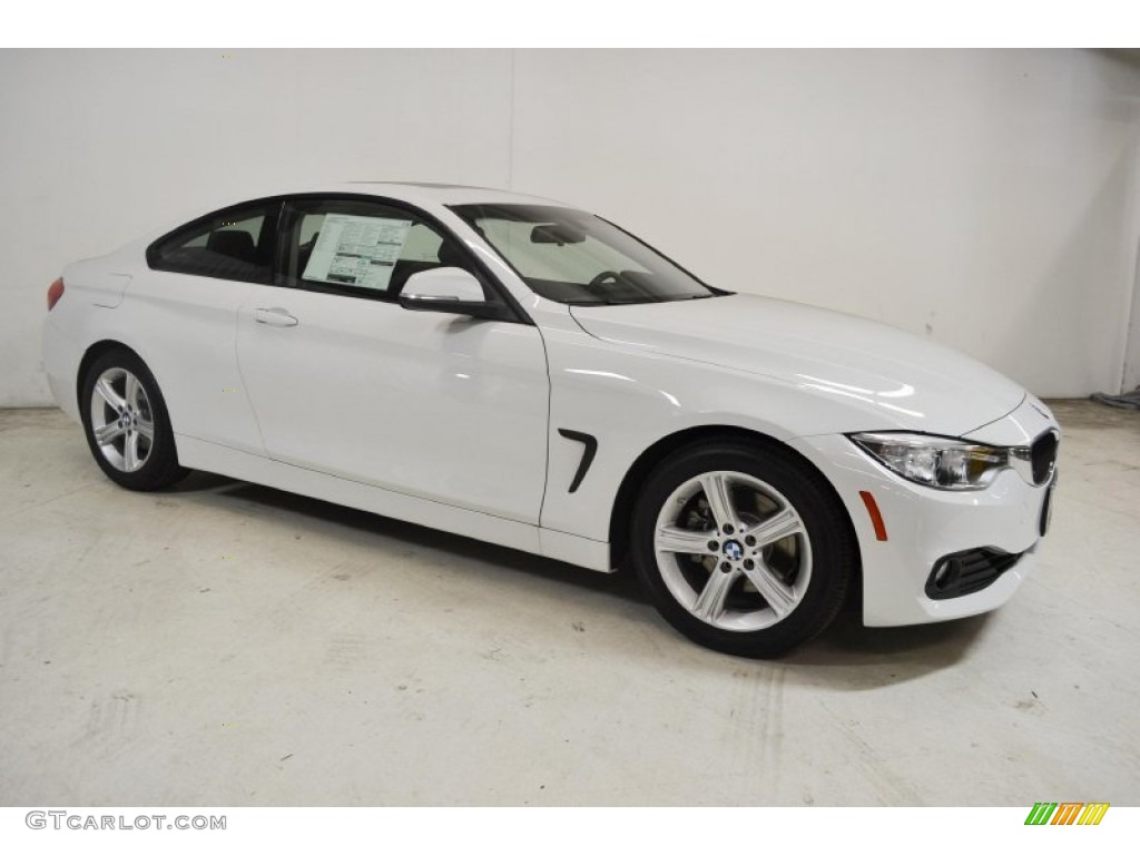 Alpine White 2014 BMW 4 Series 428i Coupe Exterior Photo #88613884