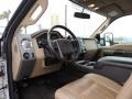 2011 White Platinum Metallic Tri-Coat Ford F250 Super Duty Lariat Crew Cab 4x4  photo #12