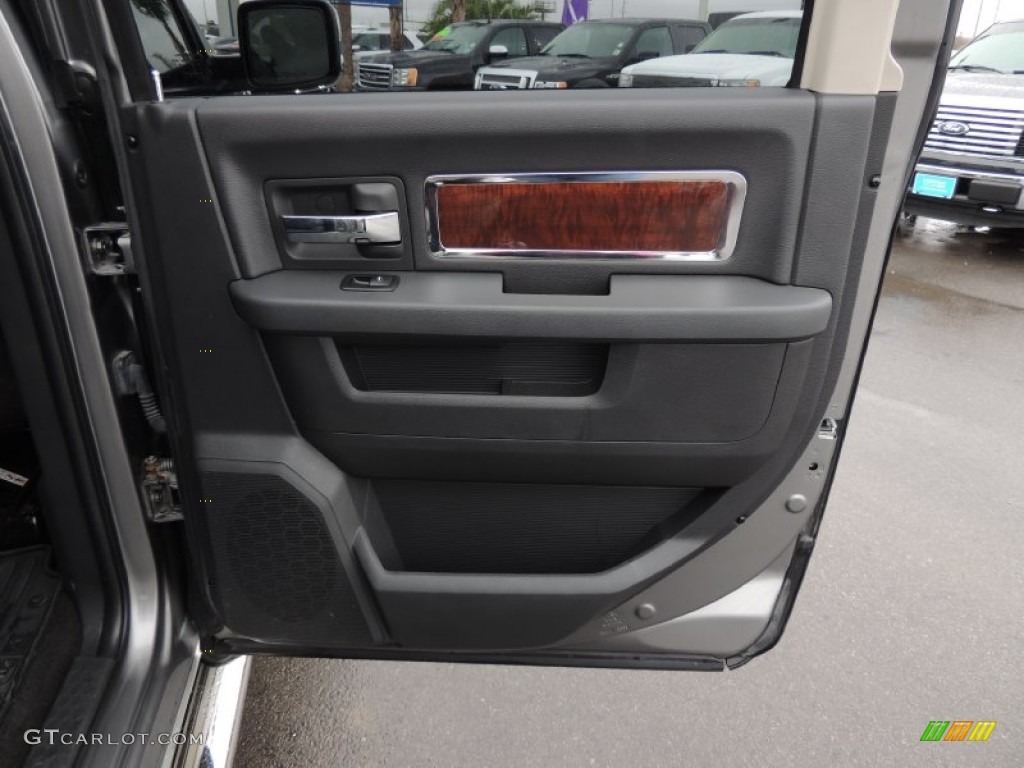 2010 Ram 1500 Laramie Crew Cab 4x4 - Mineral Gray Metallic / Dark Slate/Medium Graystone photo #11