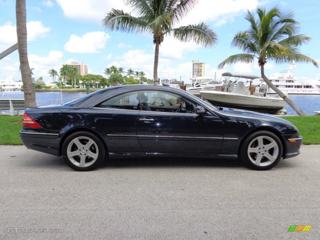 Black Opal Metallic 2002 Mercedes-Benz CL 500 Exterior Photo #88615252