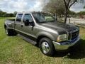 2002 Dark Shadow Grey Metallic Ford F350 Super Duty Lariat Crew Cab Dually  photo #6