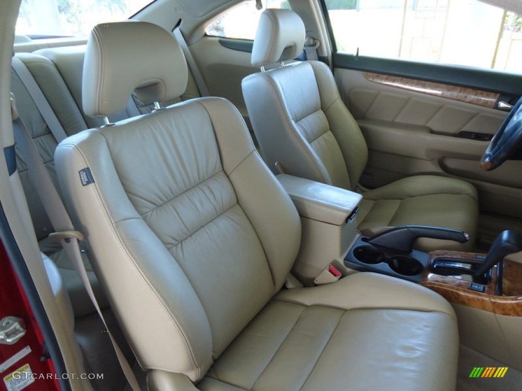 2003 Accord EX V6 Coupe - San Marino Red / Ivory photo #18