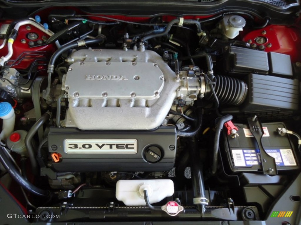 2003 Honda Accord EX V6 Coupe Engine Photos