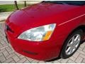 2003 San Marino Red Honda Accord EX V6 Coupe  photo #35