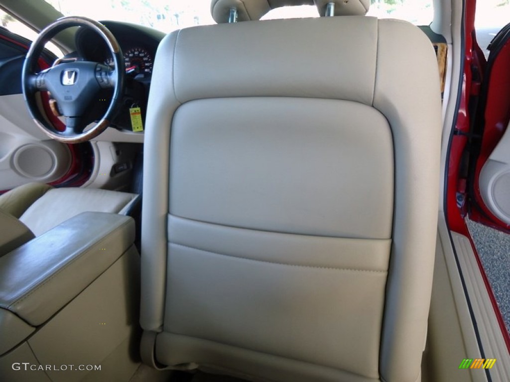 2003 Accord EX V6 Coupe - San Marino Red / Ivory photo #63