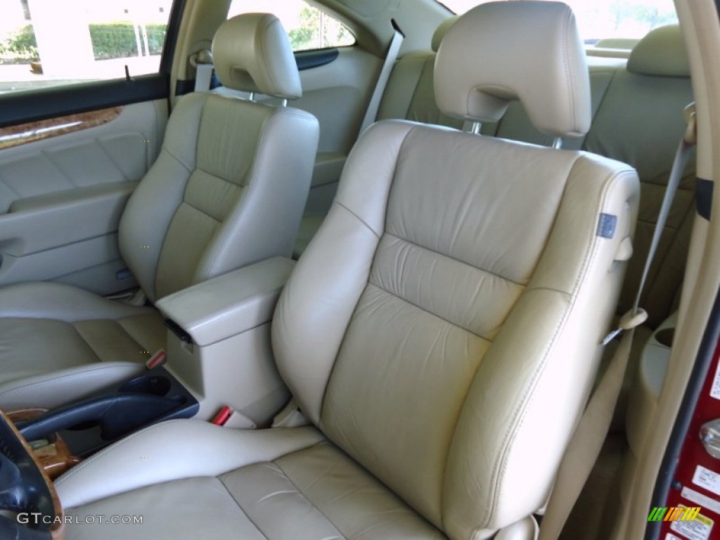 2003 Accord EX V6 Coupe - San Marino Red / Ivory photo #74