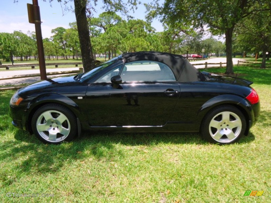 Brilliant Black 2001 Audi TT 1.8T quattro Roadster Exterior Photo #88617697
