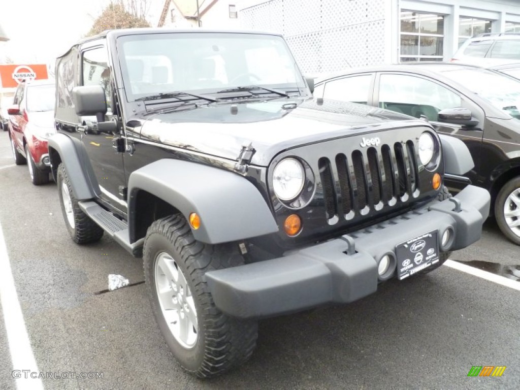 2010 Wrangler Sport Islander Edition 4x4 - Black / Dark Slate Gray/Blue photo #1