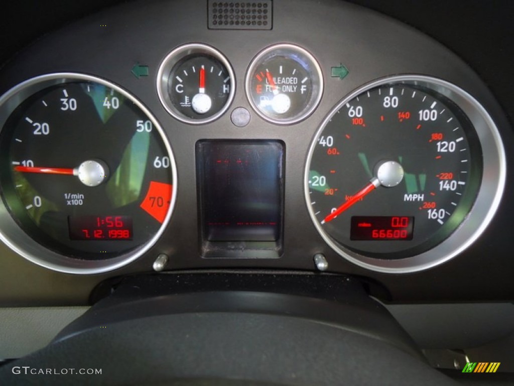 2001 Audi TT 1.8T quattro Roadster Gauges Photo #88617967