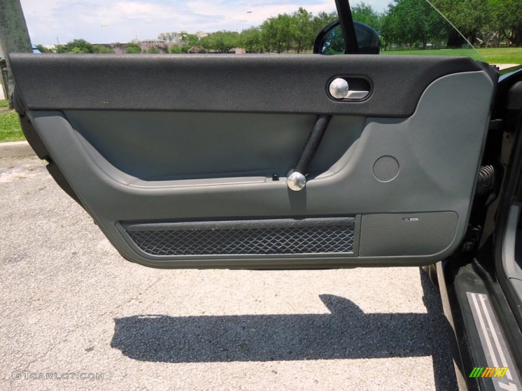 2001 Audi TT 1.8T quattro Roadster Aviator Grey Door Panel Photo #88618198