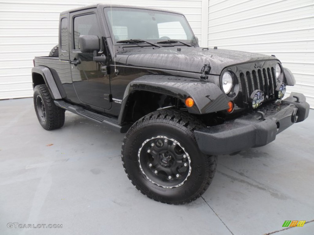 Black 2012 Jeep Wrangler Unlimited Sahara Mopar JK-8 Conversion 4x4 Exterior Photo #88618207