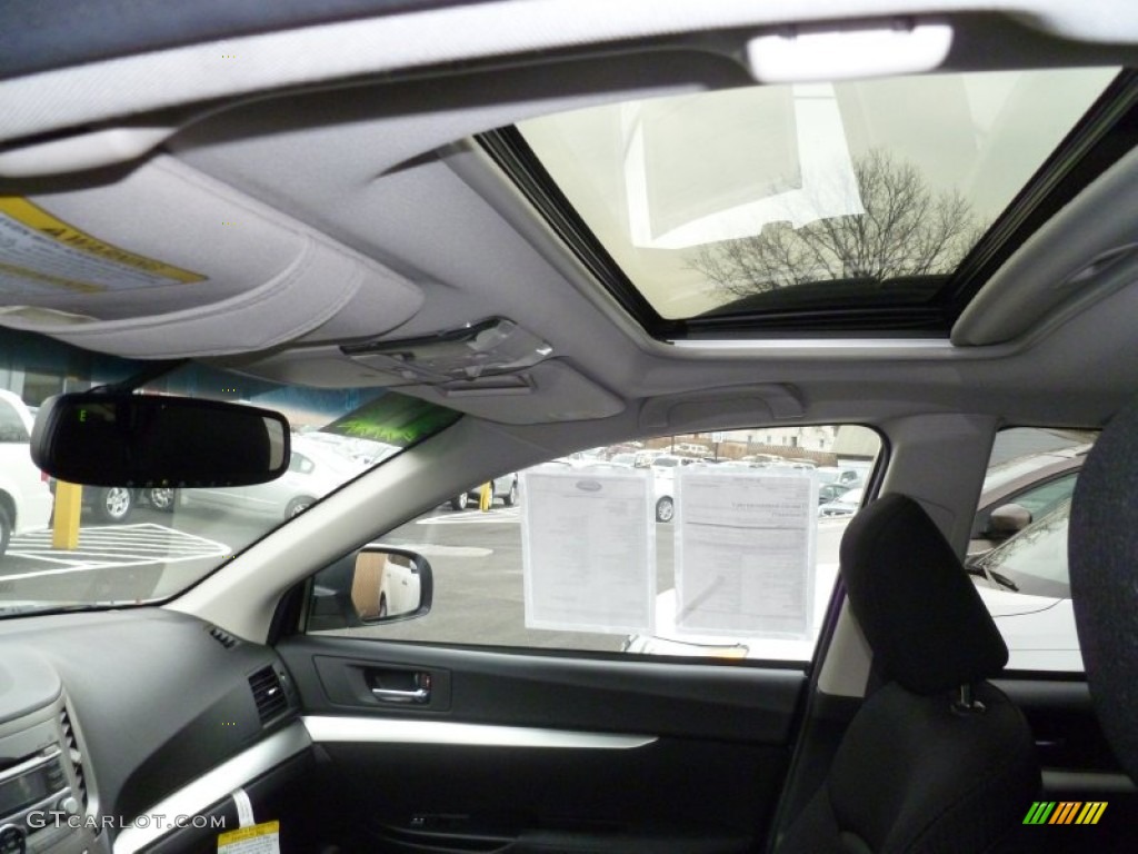 2011 Outback 3.6R Premium Wagon - Steel Silver Metallic / Off Black photo #12