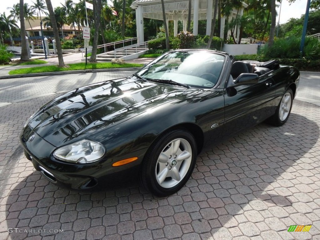 Anthracite Pearl Metallic 1997 Jaguar XK XK8 Convertible Exterior Photo #88618592