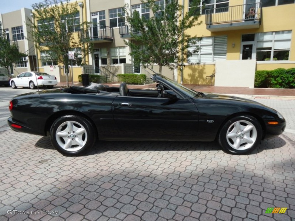 Anthracite Pearl Metallic 1997 Jaguar XK XK8 Convertible Exterior Photo #88618729