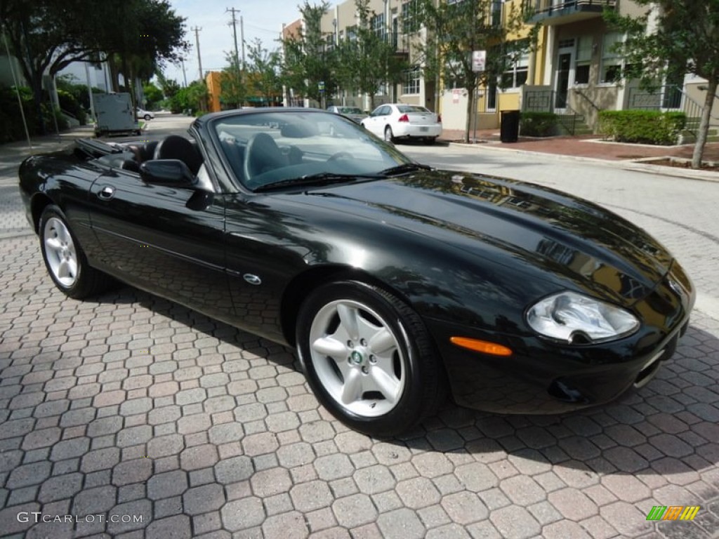 Anthracite Pearl Metallic 1997 Jaguar XK XK8 Convertible Exterior Photo #88618747