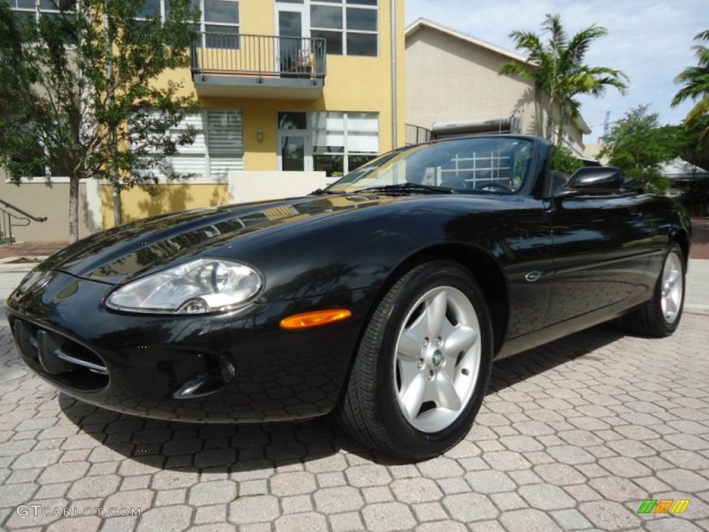 Anthracite Pearl Metallic 1997 Jaguar XK XK8 Convertible Exterior Photo #88618906