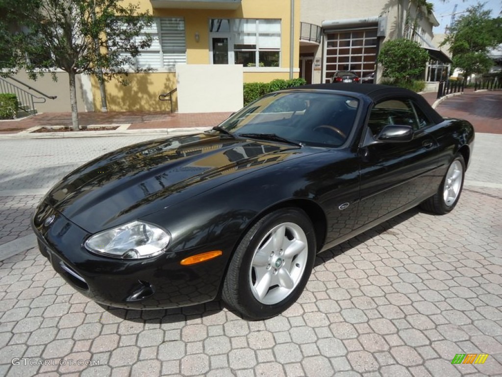 Anthracite Pearl Metallic 1997 Jaguar XK XK8 Convertible Exterior Photo #88619113