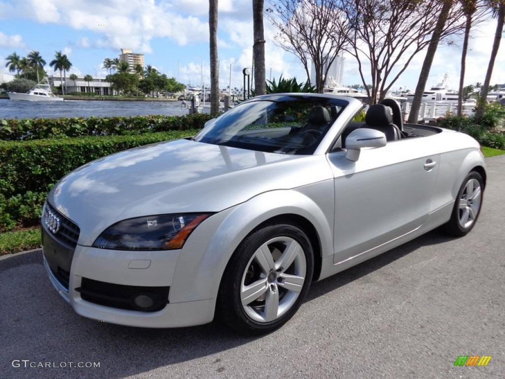 Sahara Silver Metallic 2008 Audi TT 2.0T Roadster Exterior Photo #88619746