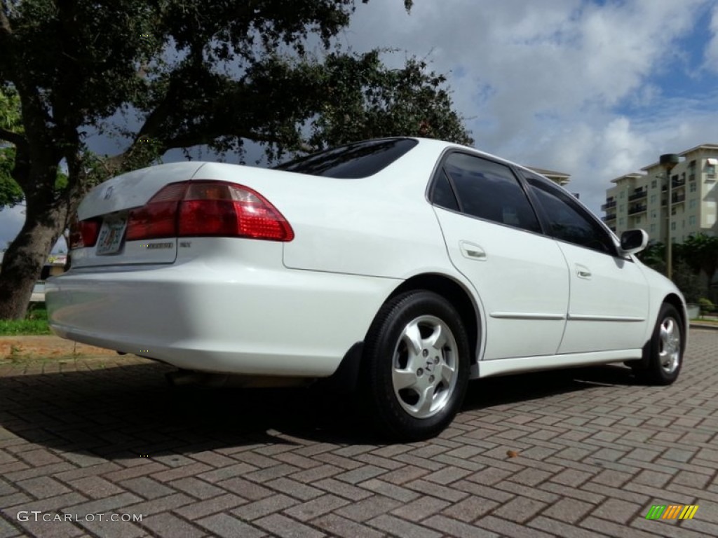 2000 Accord EX-L Sedan - Taffeta White / Ivory photo #4