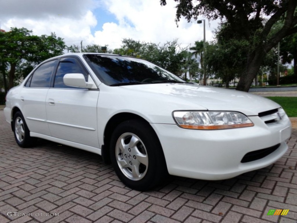 2000 Accord EX-L Sedan - Taffeta White / Ivory photo #40