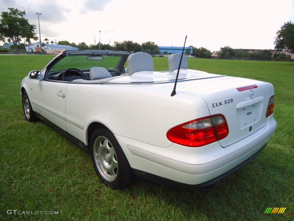 1999 CLK 320 Convertible - Glacier White / Oyster photo #1