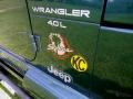 2000 Forest Green Pearl Jeep Wrangler Sahara 4x4  photo #8