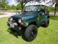 2000 Forest Green Pearl Jeep Wrangler Sahara 4x4  photo #18