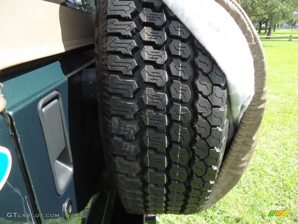 2000 Wrangler Sahara 4x4 - Forest Green Pearl / Camel/Dark Green photo #27