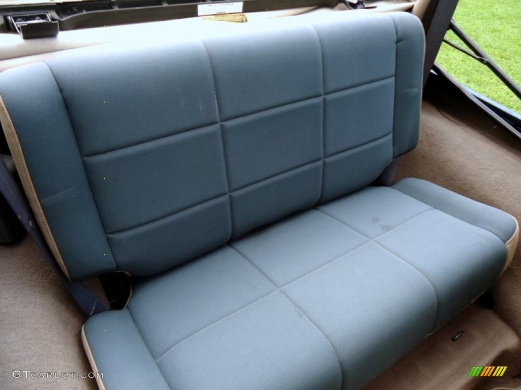 2000 Wrangler Sahara 4x4 - Forest Green Pearl / Camel/Dark Green photo #32