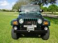 2000 Forest Green Pearl Jeep Wrangler Sahara 4x4  photo #35