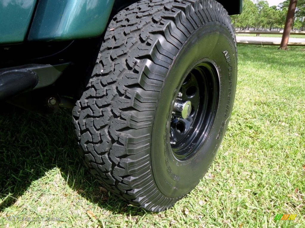 2000 Wrangler Sahara 4x4 - Forest Green Pearl / Camel/Dark Green photo #54
