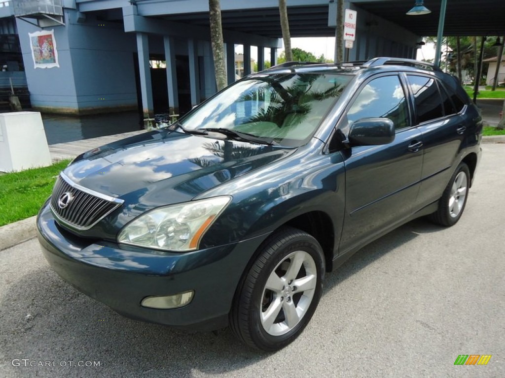 2004 RX 330 - Black Forest Green Pearl / Ivory photo #1
