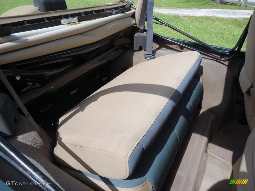 2000 Wrangler Sahara 4x4 - Forest Green Pearl / Camel/Dark Green photo #64