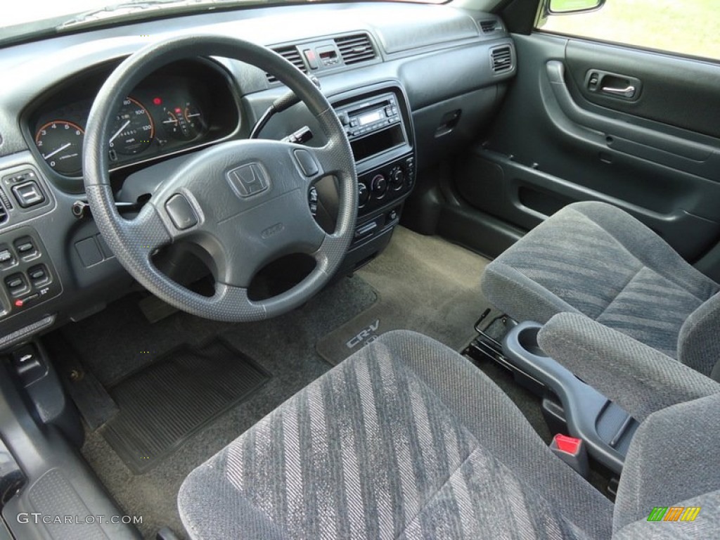 Charcoal Interior 1999 Honda CR-V EX 4WD Photo #88623715