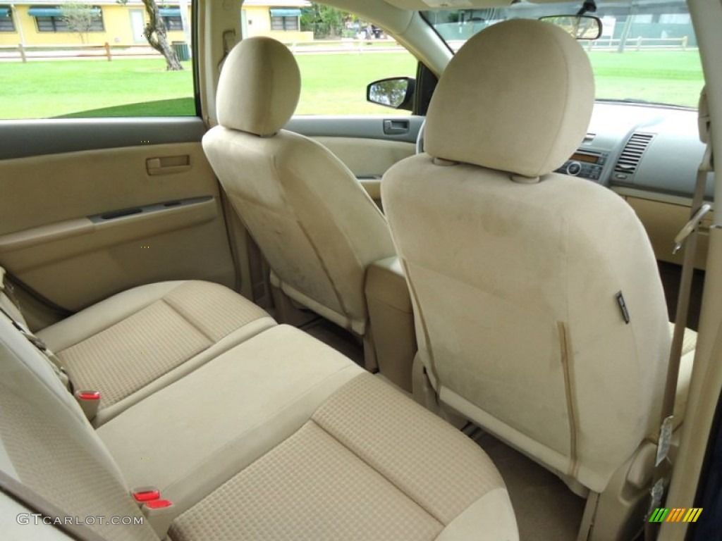 2007 Sentra 2.0 - Blue Onyx Metallic / Beige photo #58