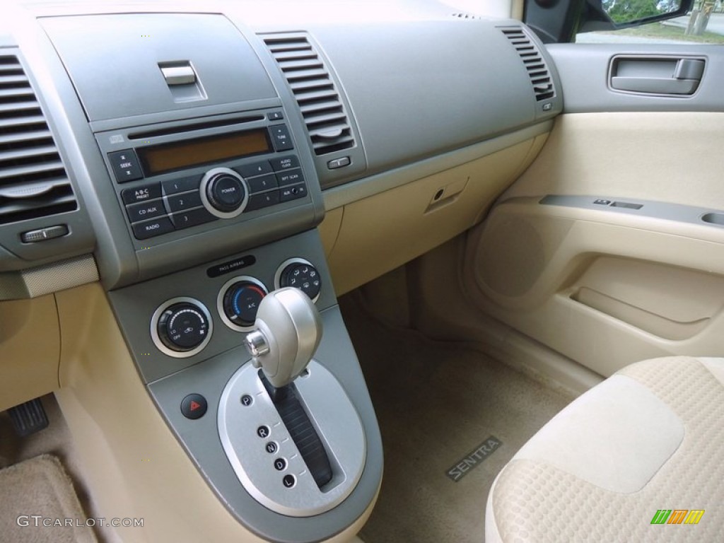 2007 Sentra 2.0 - Blue Onyx Metallic / Beige photo #64