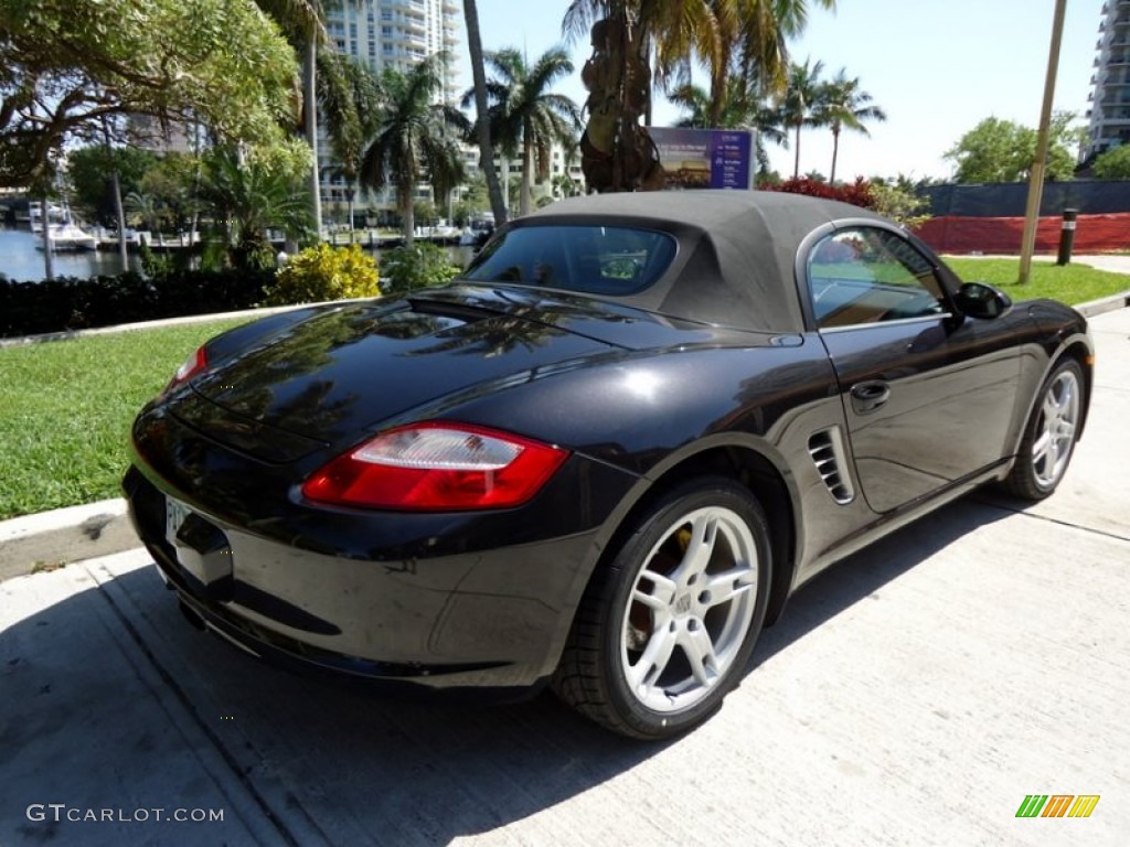 Basalt Black Metallic 2005 Porsche Boxster Standard Boxster Model Exterior Photo #88624280