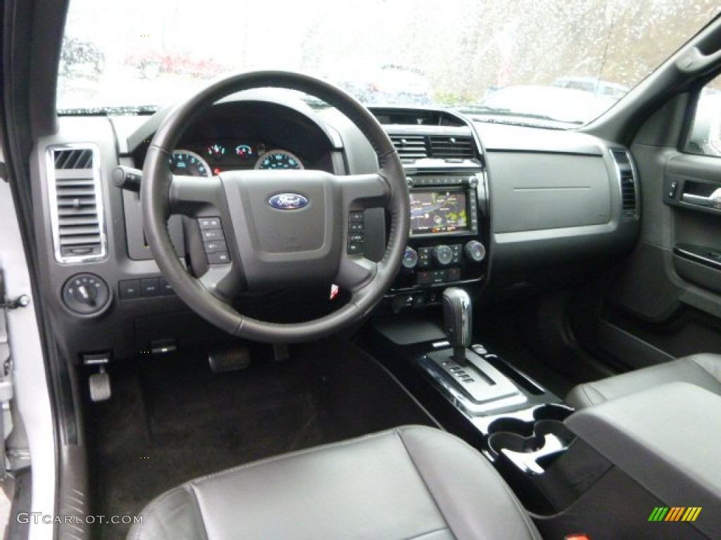 Charcoal Black Interior 2012 Ford Escape Limited 4WD Photo #88624822