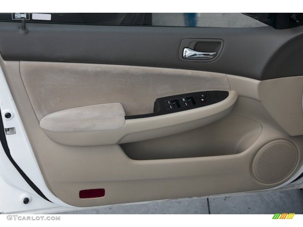 2006 Honda Accord Value Package Sedan Ivory Door Panel Photo #88626046