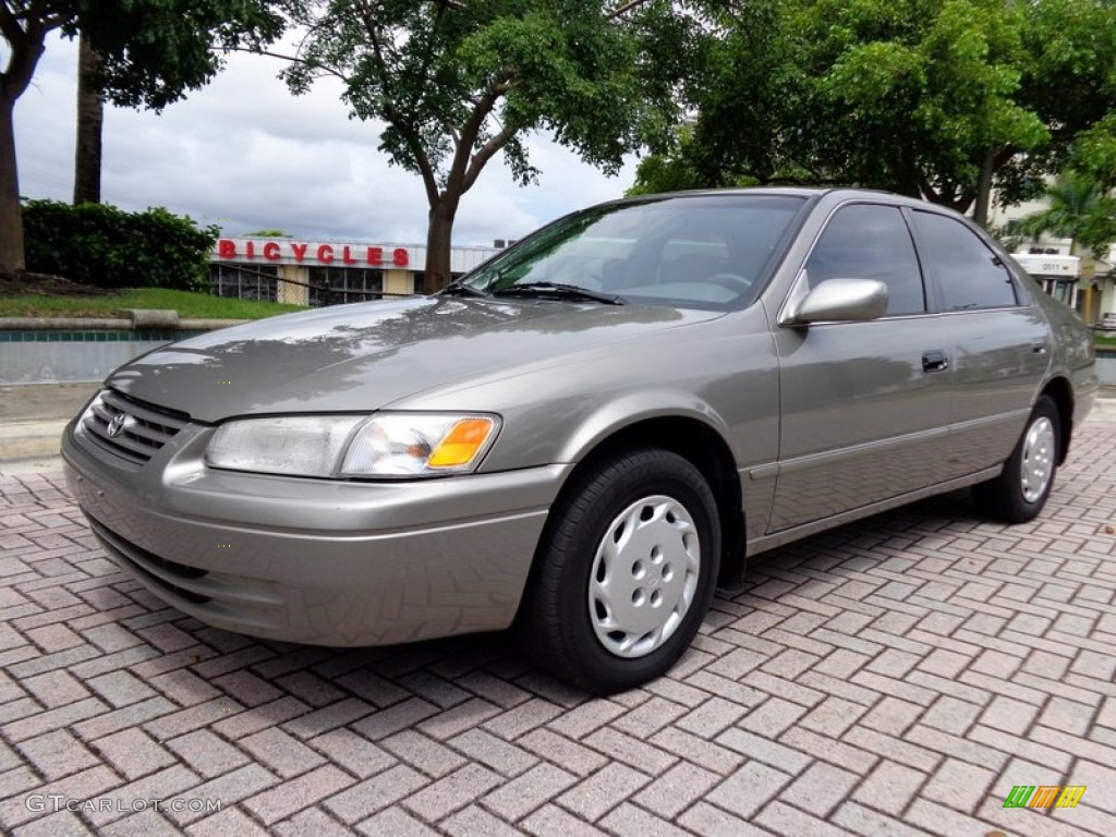 1999 Camry LE - Antique Sage Pearl / Gray photo #38