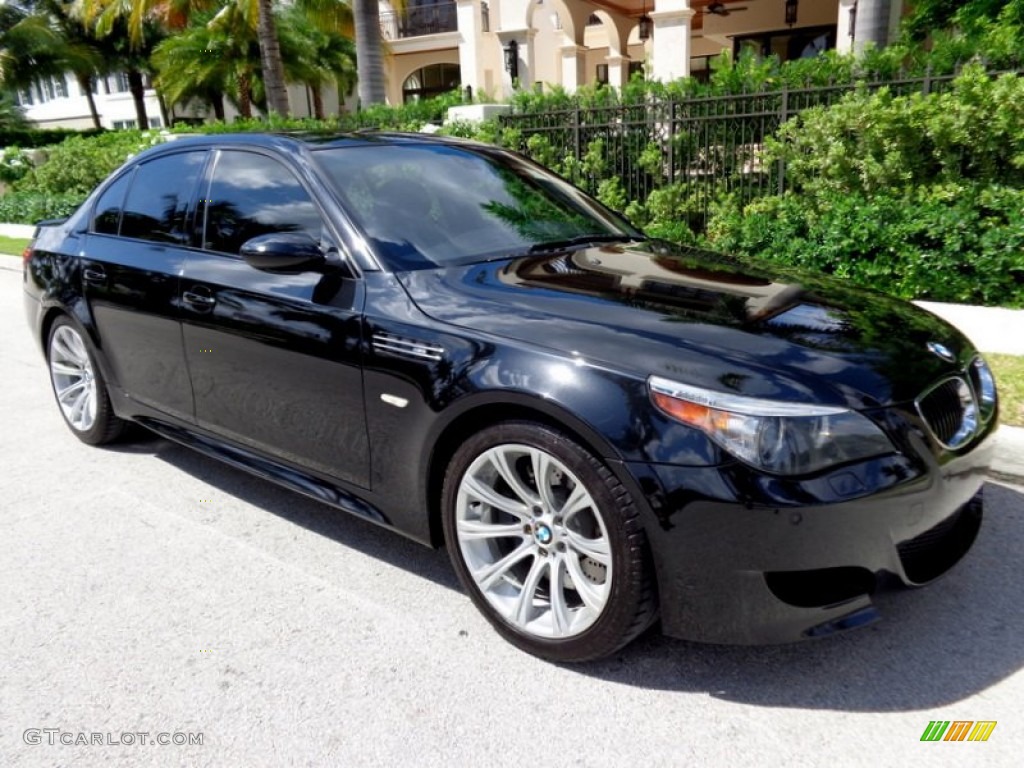 Black Sapphire Metallic 2006 BMW M5 Standard M5 Model Exterior Photo #88627759