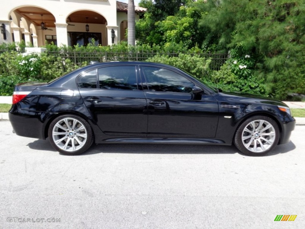 Black Sapphire Metallic 2006 BMW M5 Standard M5 Model Exterior Photo #88627798