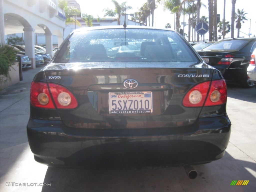 2006 Corolla CE - Black Sand Pearl / Stone photo #2