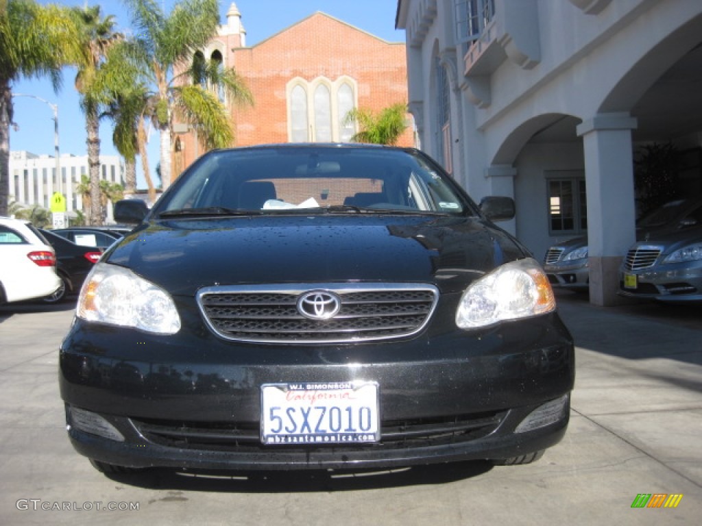 2006 Corolla CE - Black Sand Pearl / Stone photo #5