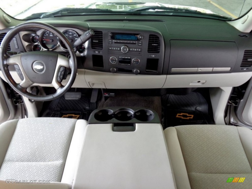 2007 Silverado 1500 LT Extended Cab - Graystone Metallic / Light Titanium/Ebony Black photo #2