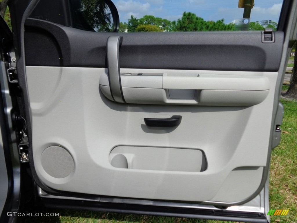 2007 Silverado 1500 LT Extended Cab - Graystone Metallic / Light Titanium/Ebony Black photo #64