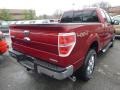 2013 Ruby Red Metallic Ford F150 XLT SuperCab 4x4  photo #2