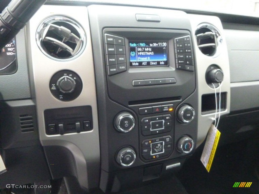 2013 F150 XLT SuperCab 4x4 - Ruby Red Metallic / Steel Gray photo #13