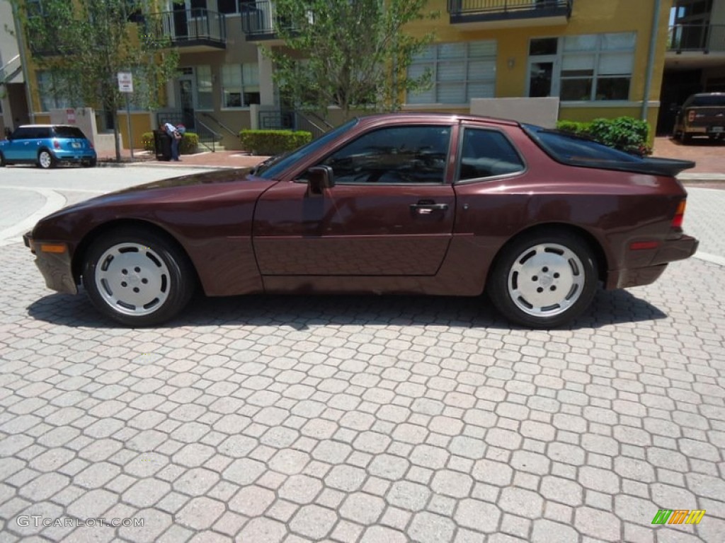 1987 944  - Mahogany Brown Metallic / Beige photo #6