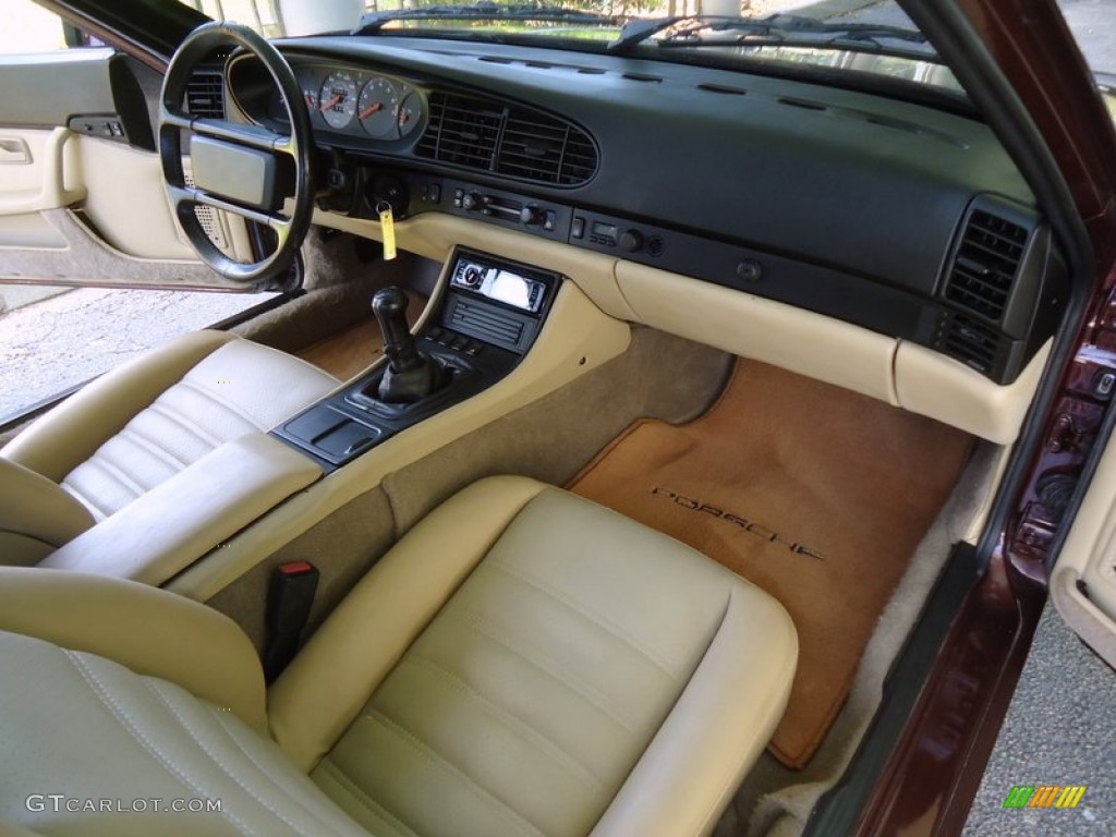 1987 944  - Mahogany Brown Metallic / Beige photo #9